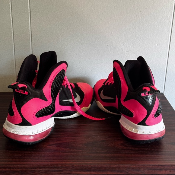 Nike Black and Pink LeBron 9 Sneakers
6.5Y - Picture 3 of 5